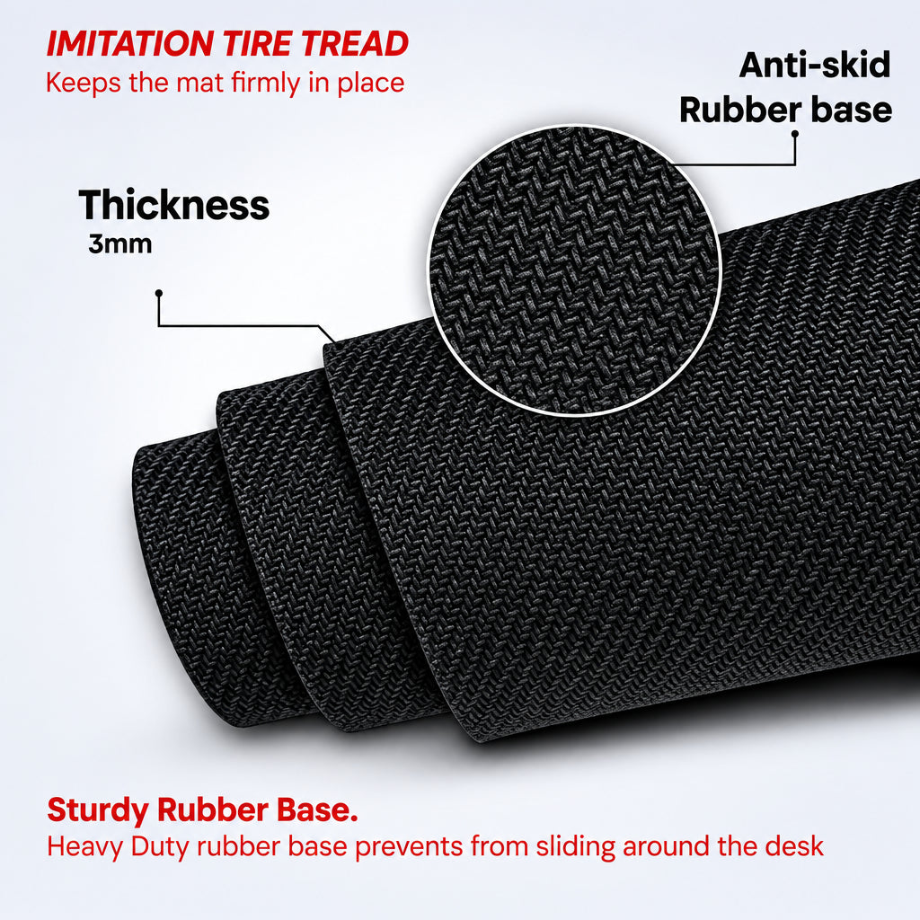 Gaming Mouse Pad (60cm x 28cm x 0.3cm) Extra Large Gaming Mouse Mat for Gamer, Waterproof Office Desktop Mat